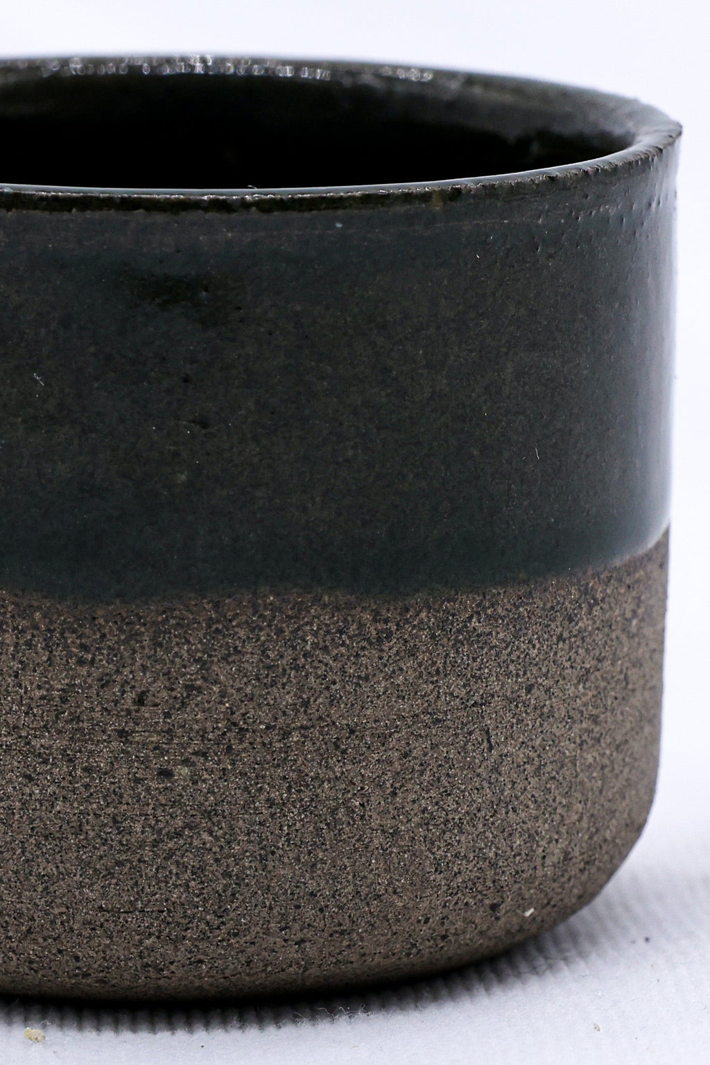 Green Picollo Smoked Grey Handmade Ceramic Stoneware Espresso Mug - Image 2