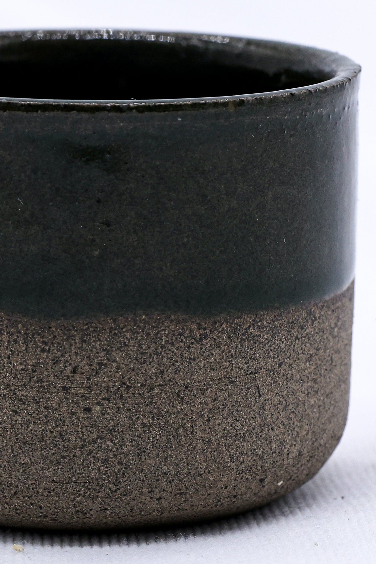 Green Picollo Smoked Grey Handmade Ceramic Stoneware Espresso Mug - Image 2