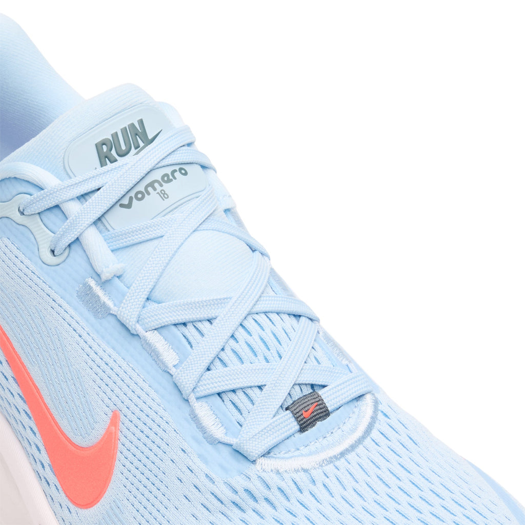 Nike Vomero 18 (Ice Blue/Bright Crimson-White-Blue Fox) - Image 7
