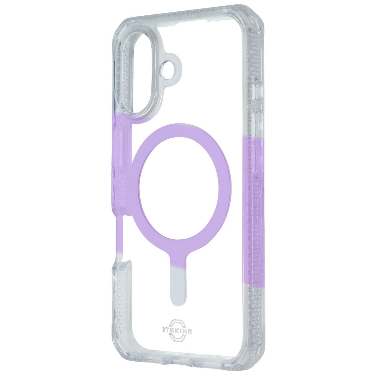 ITSKINS Hybrid_R // Mood Case for MagSafe for Apple iPhone 16 - Clear / Purple - New