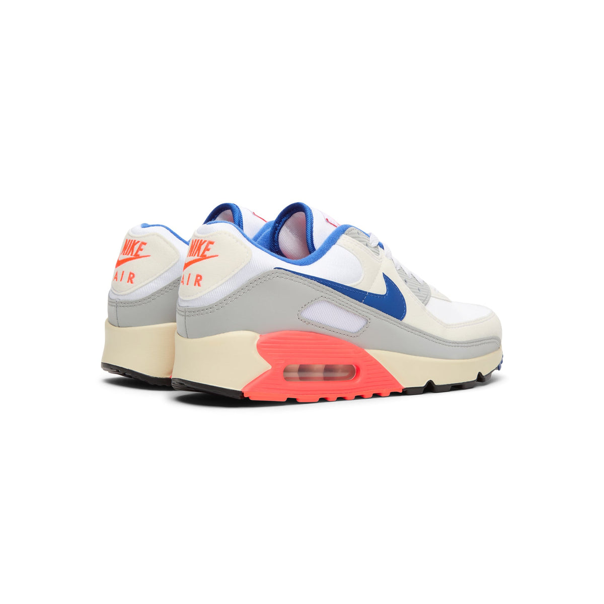 Nike Air Max 90 (Lt Base Grey/Sport Royal-Coconut Milk) - Image 4