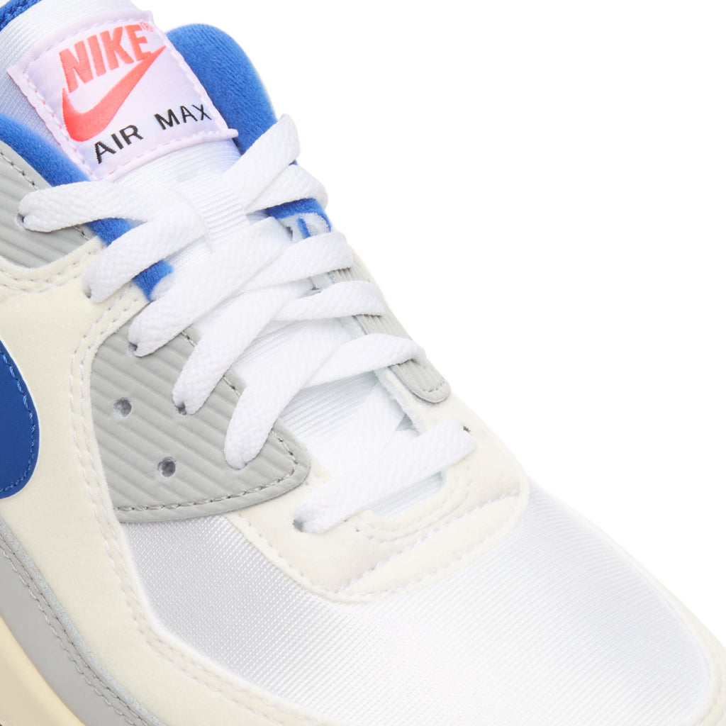 Nike Air Max 90 (Lt Base Grey/Sport Royal-Coconut Milk) - Image 7