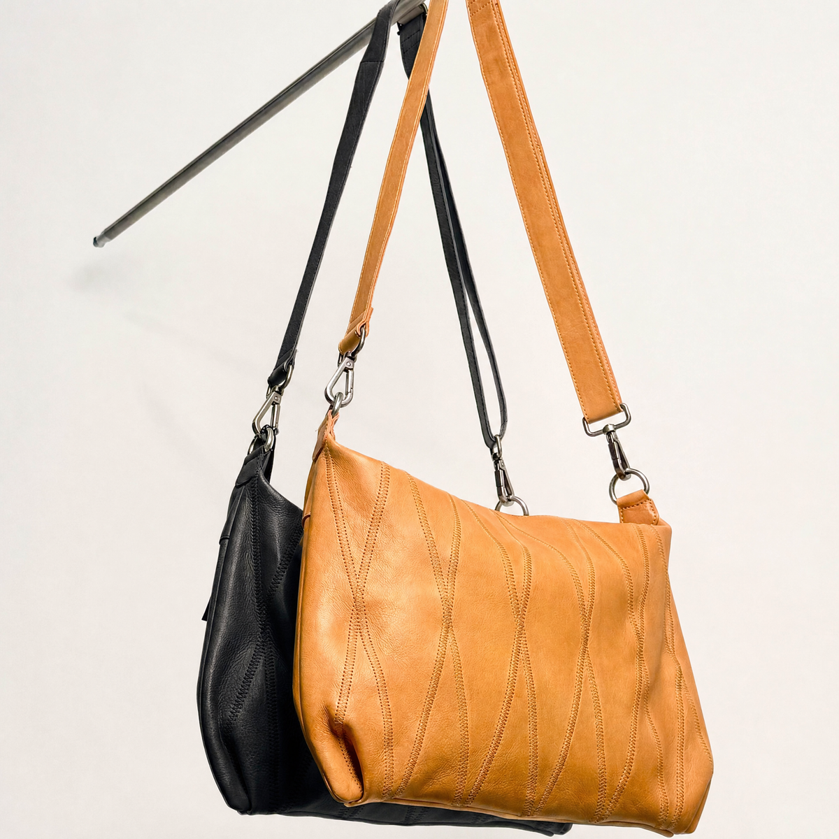 Avery Diamond Leather Crossbody Bag - Image 21