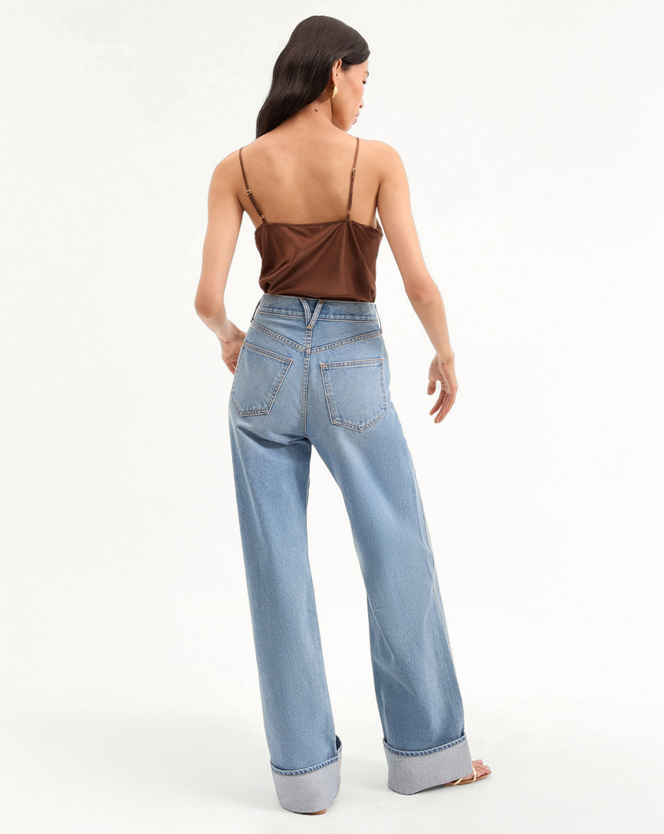 Taylor Cuffed Wide-Leg Jean - Image 5