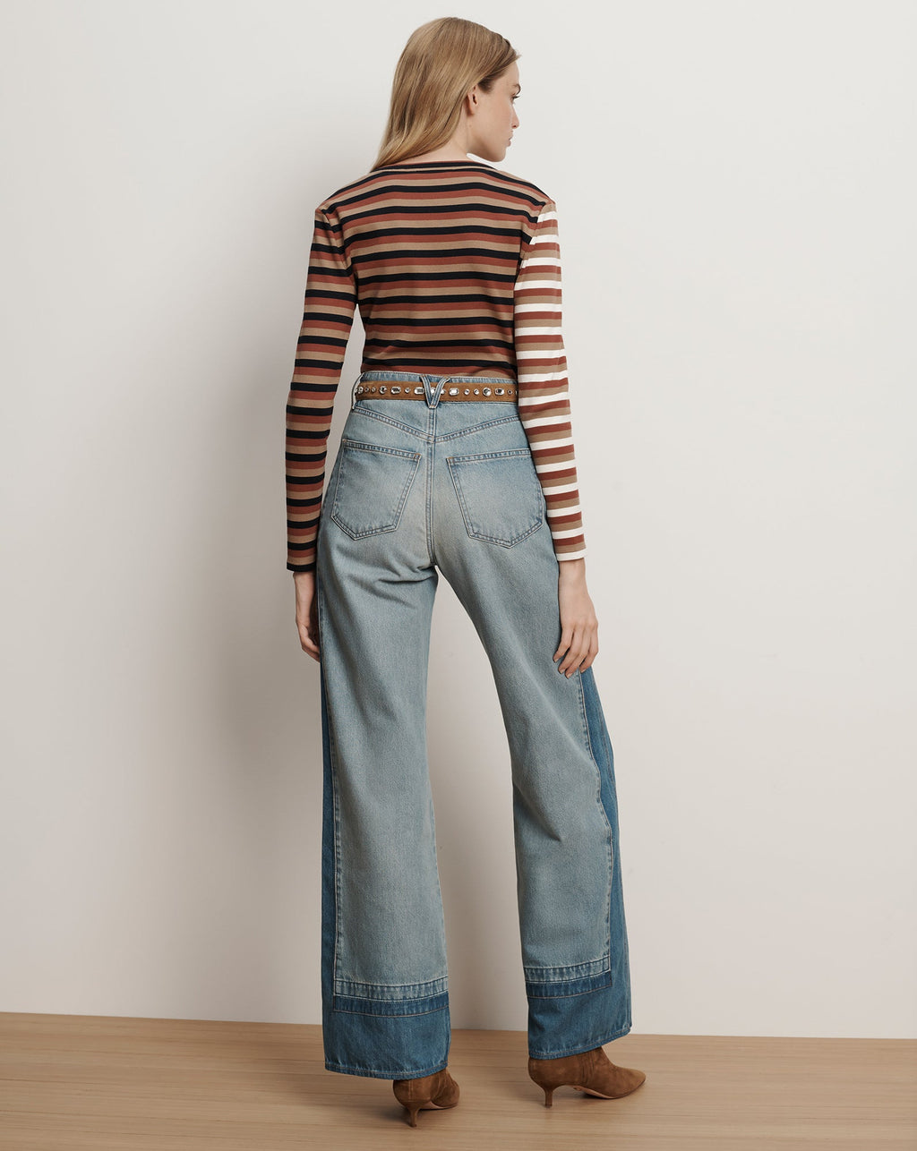 Dilia Striped Button-Down T-Shirt - Image 4