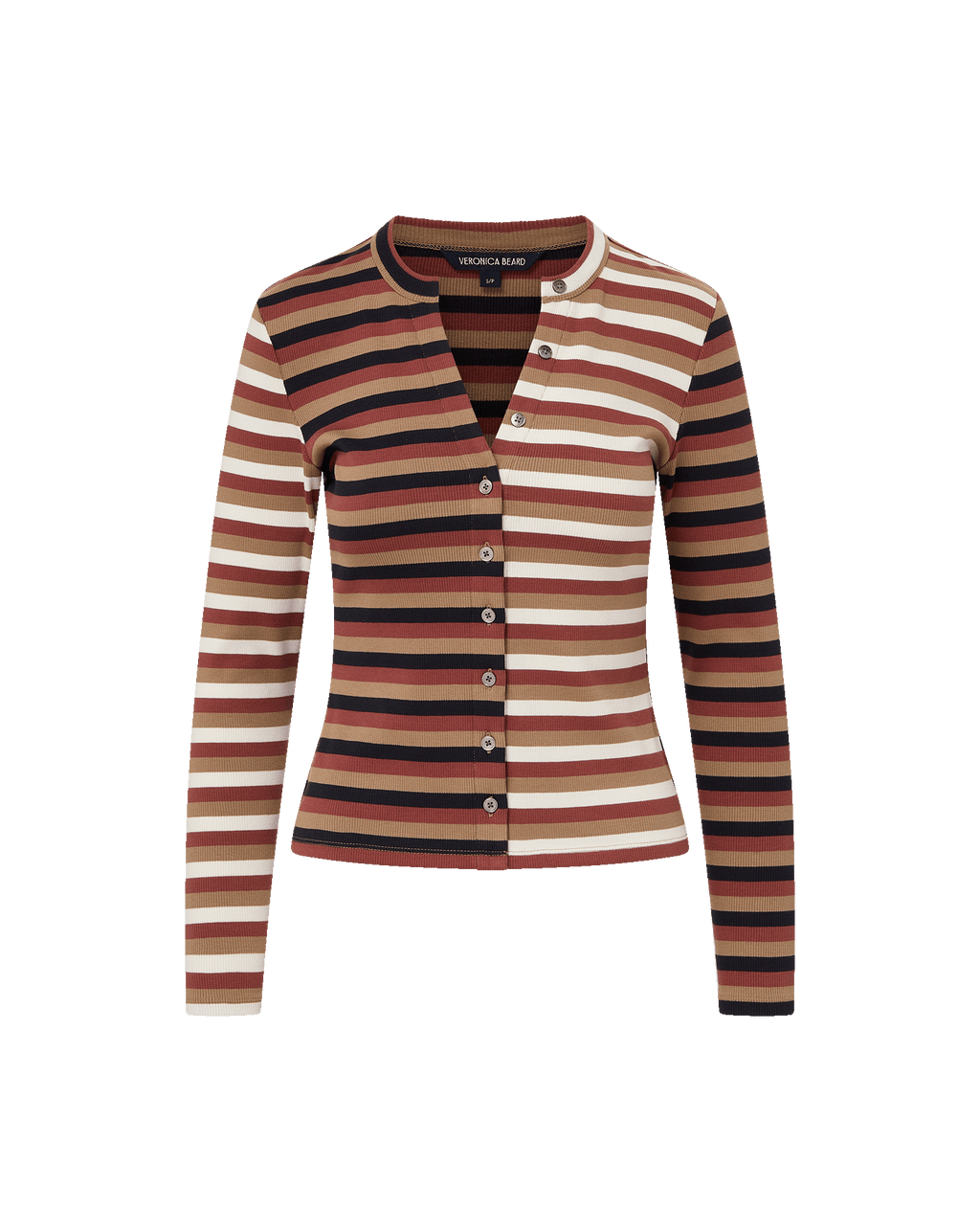 Dilia Striped Button-Down T-Shirt - Image 5