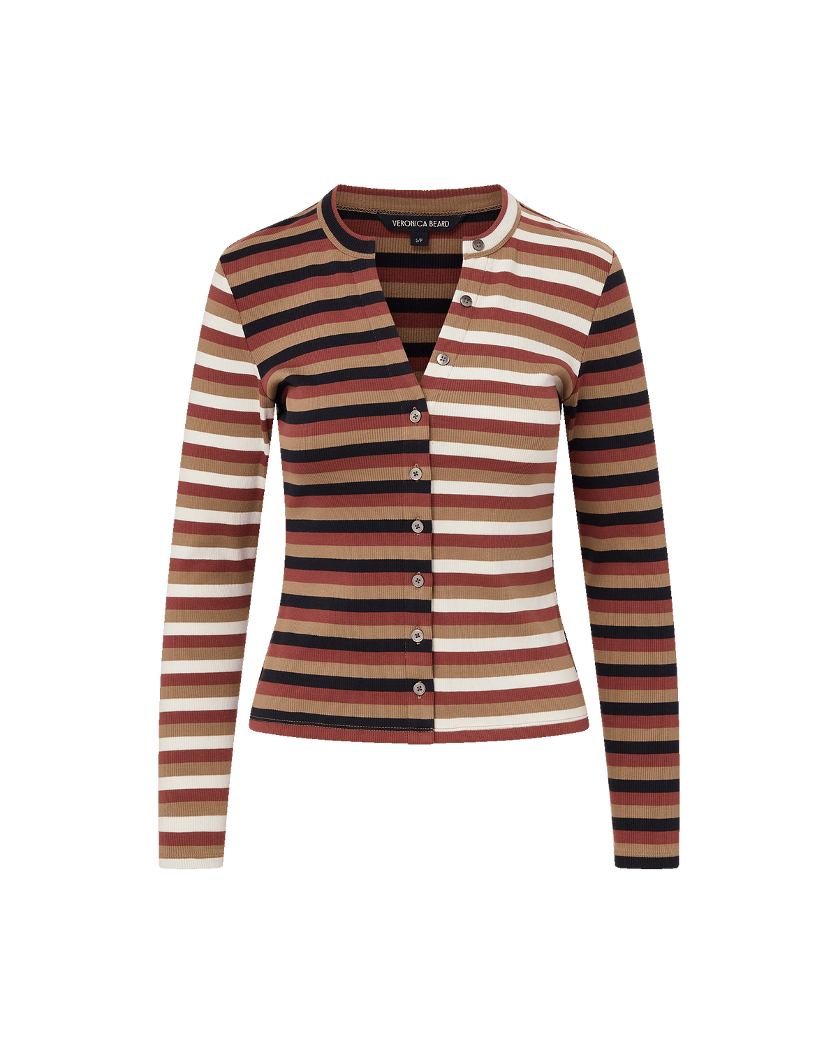 Dilia Striped Button-Down T-Shirt - Image 5