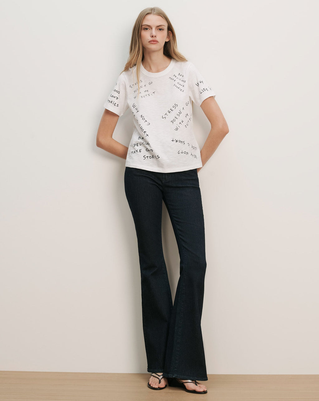 Carla Printed Crewneck T-Shirt - Image 2