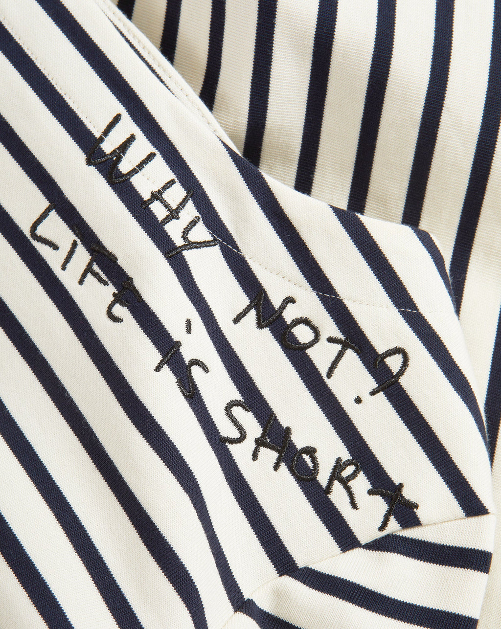 Hovey Embroidered Stripe Top - Image 3
