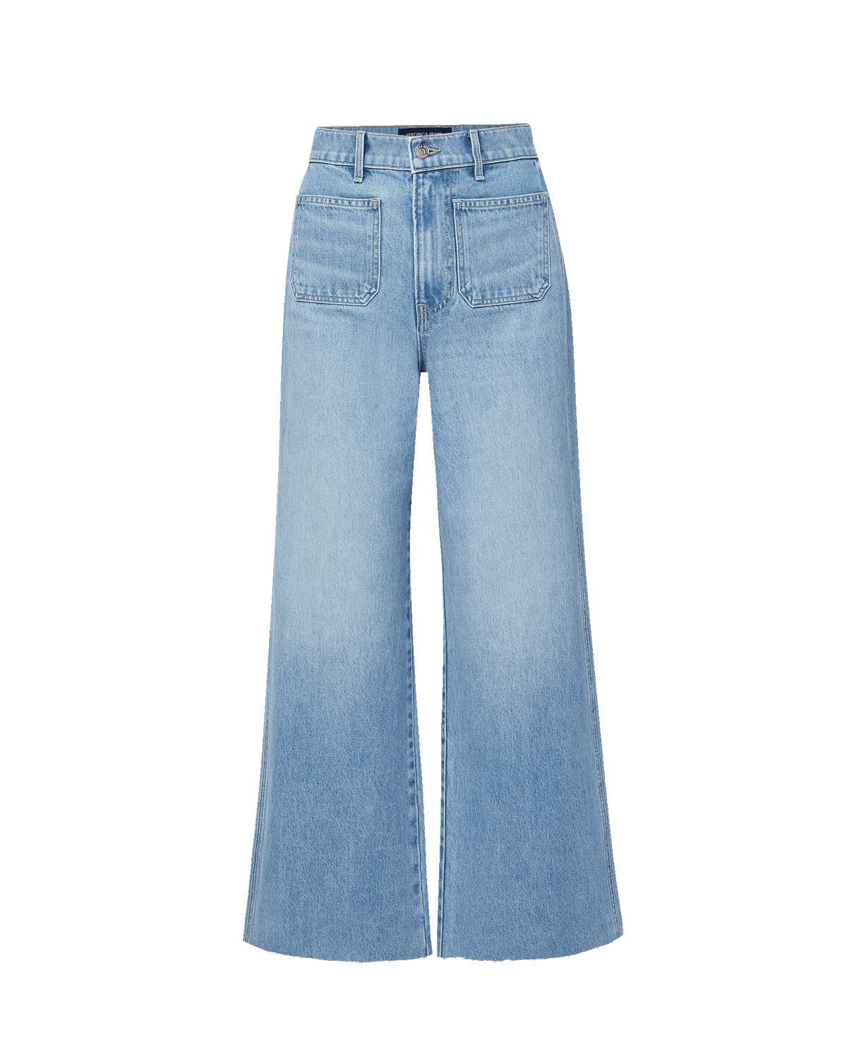 Taylor Cropped Patch-Pocket Wide-Leg Jean - Image 6