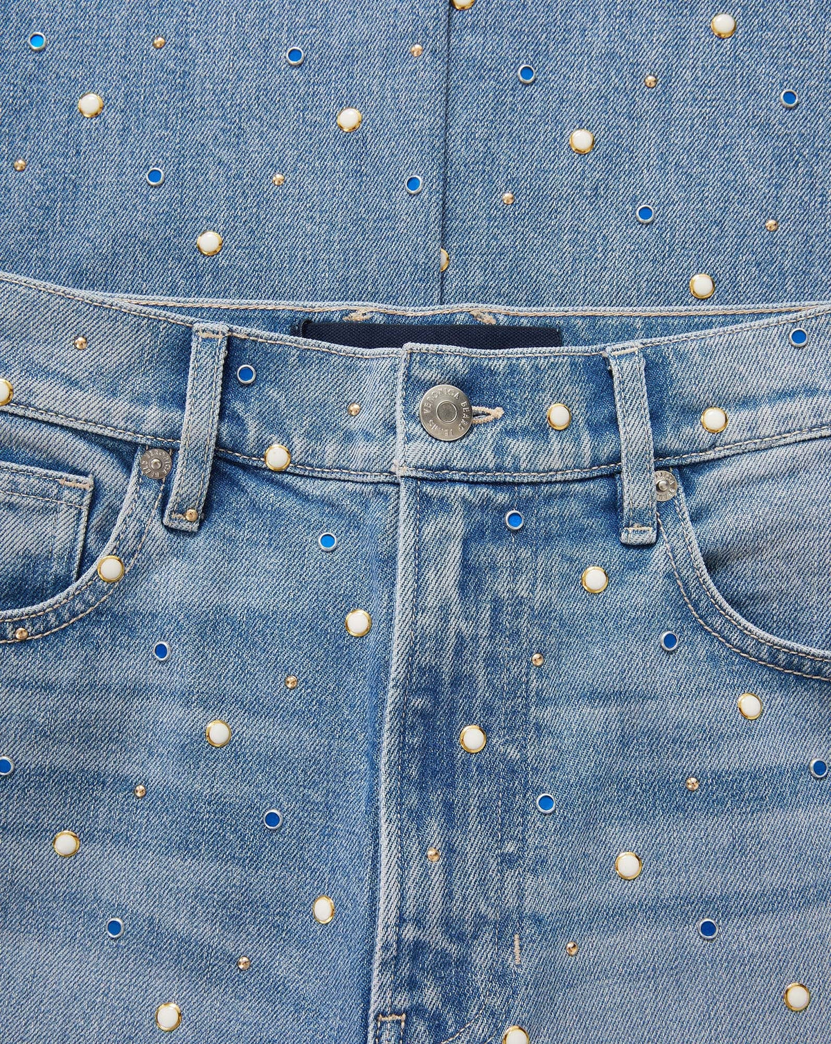 Dylan Embellished Straight-Leg Jean - Image 4