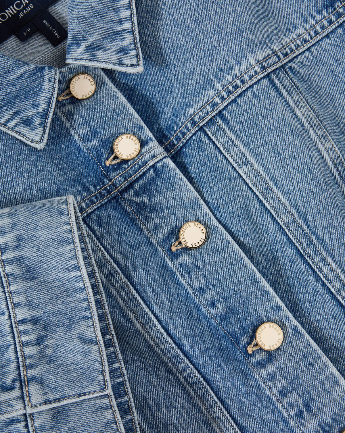 Malcom Cropped Denim Jacket - Image 4