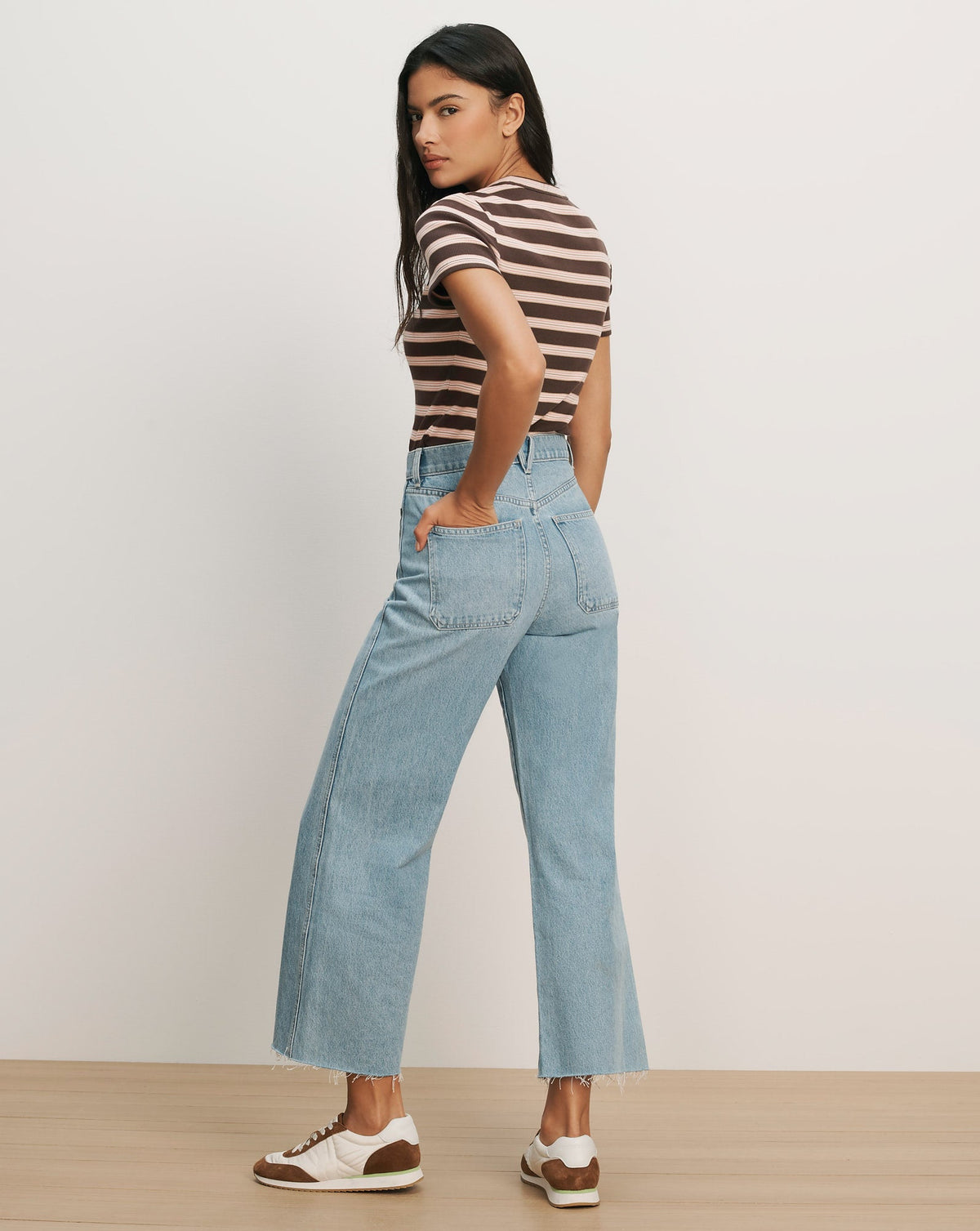 Pruitt Striped Ribbed T-Shirt - Image 4