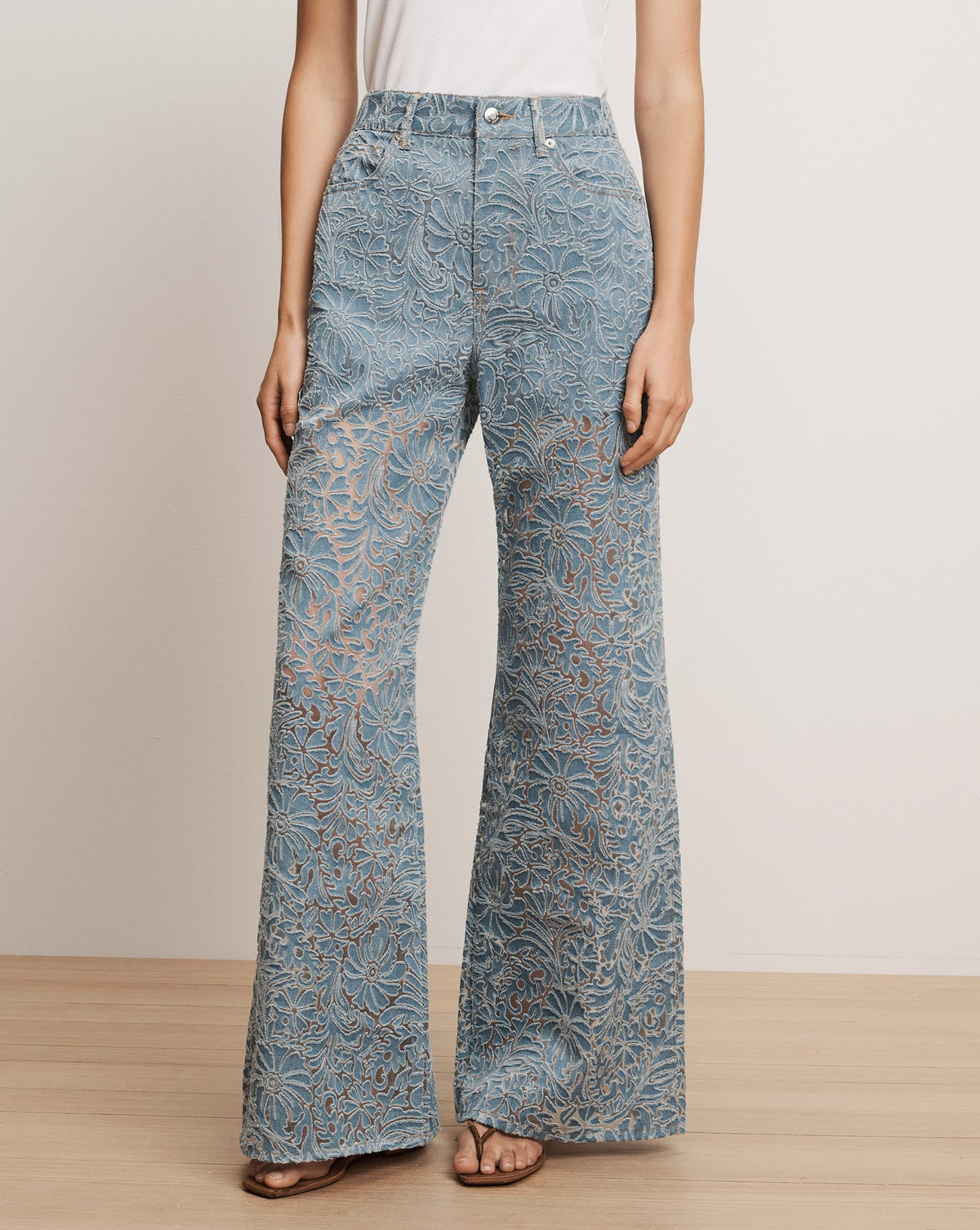 Taylor Burnout Wide-Leg Jean - Image 3