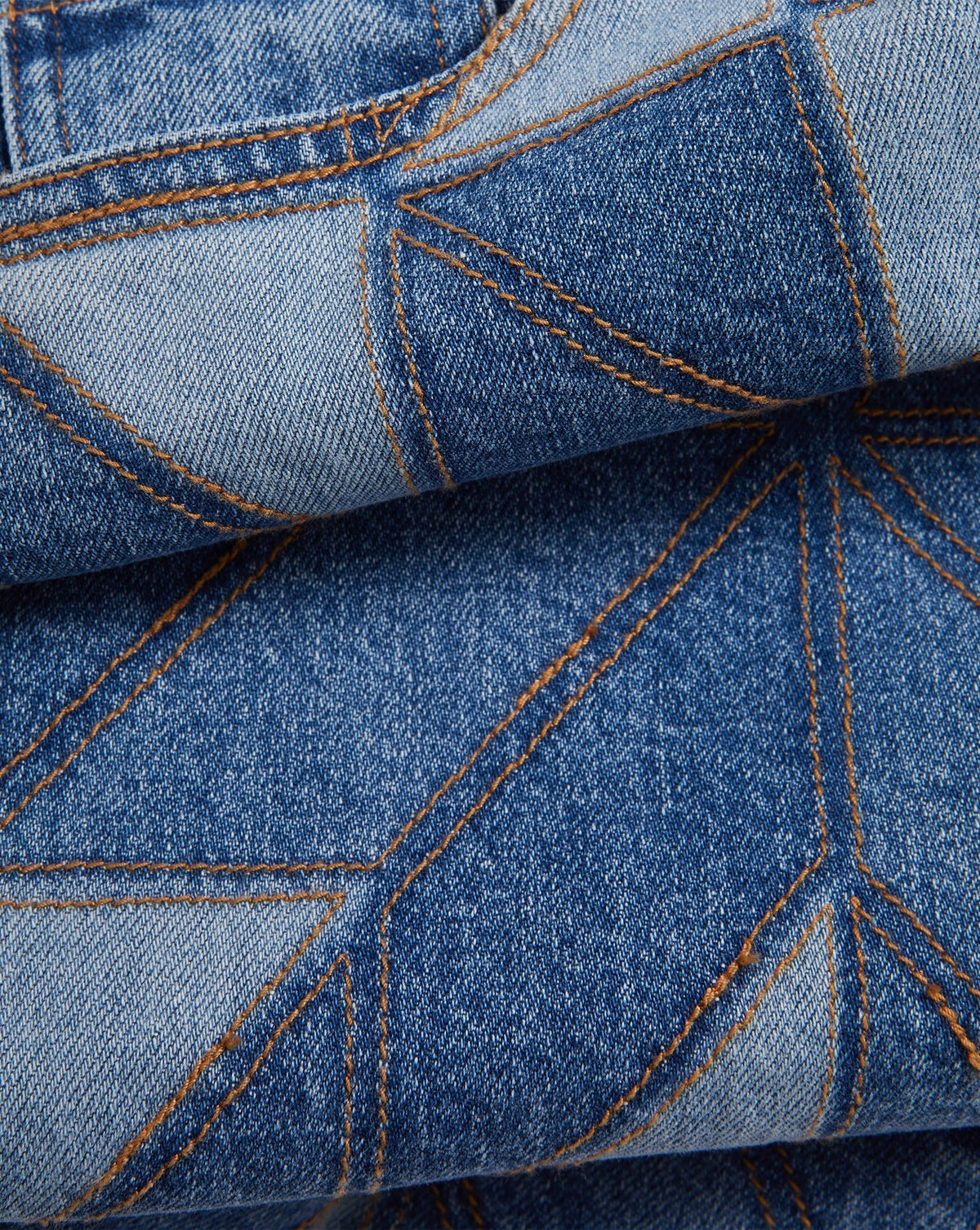 Dylan Quilt-Print Straight-Leg Jean - Image 4
