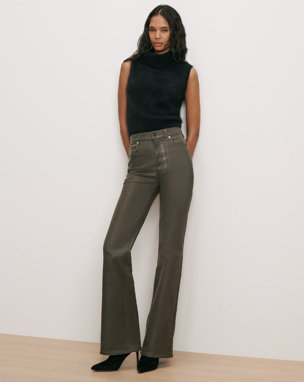 Crosbie Slim Wide-Leg Jean