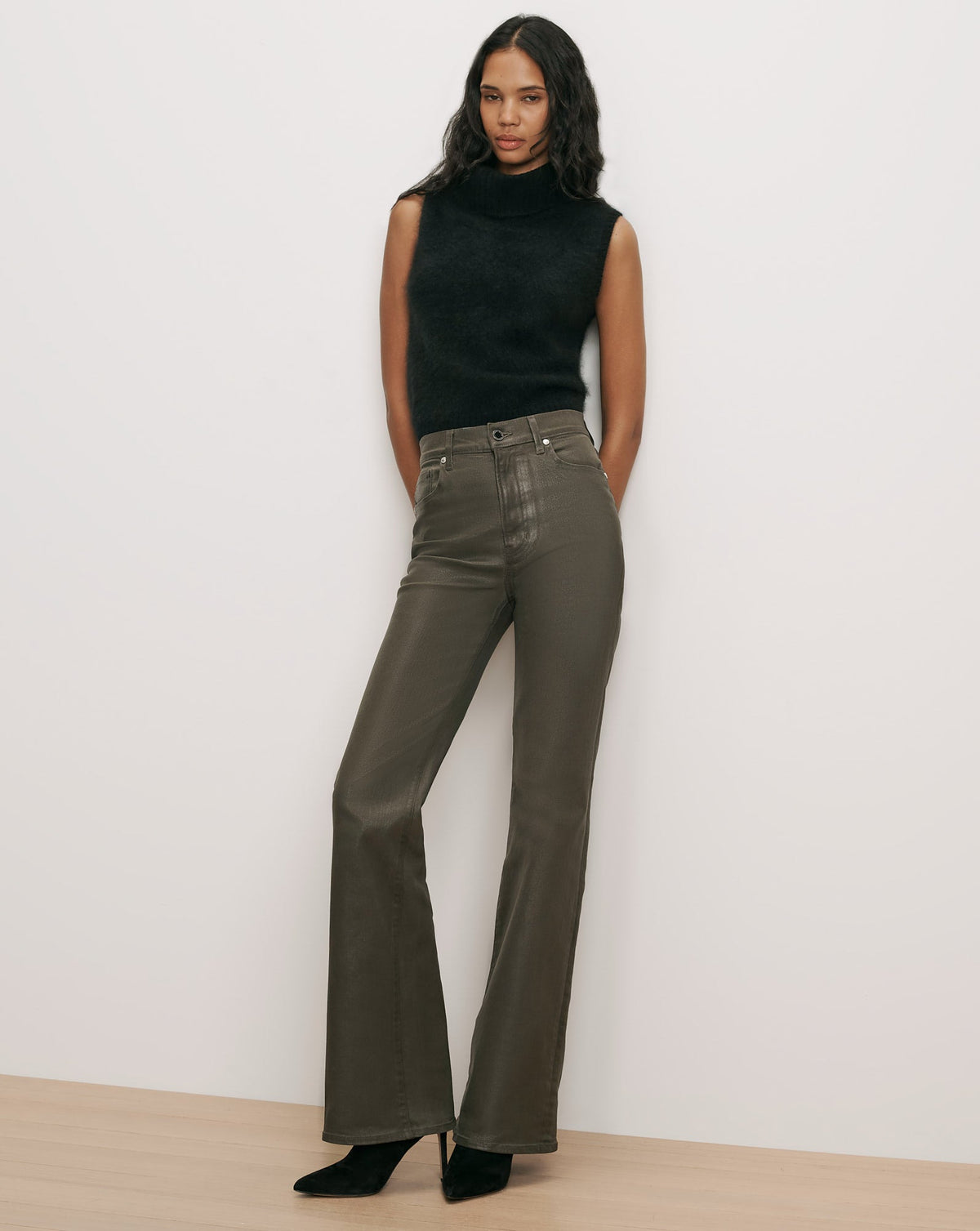Crosbie Slim Wide-Leg Jean