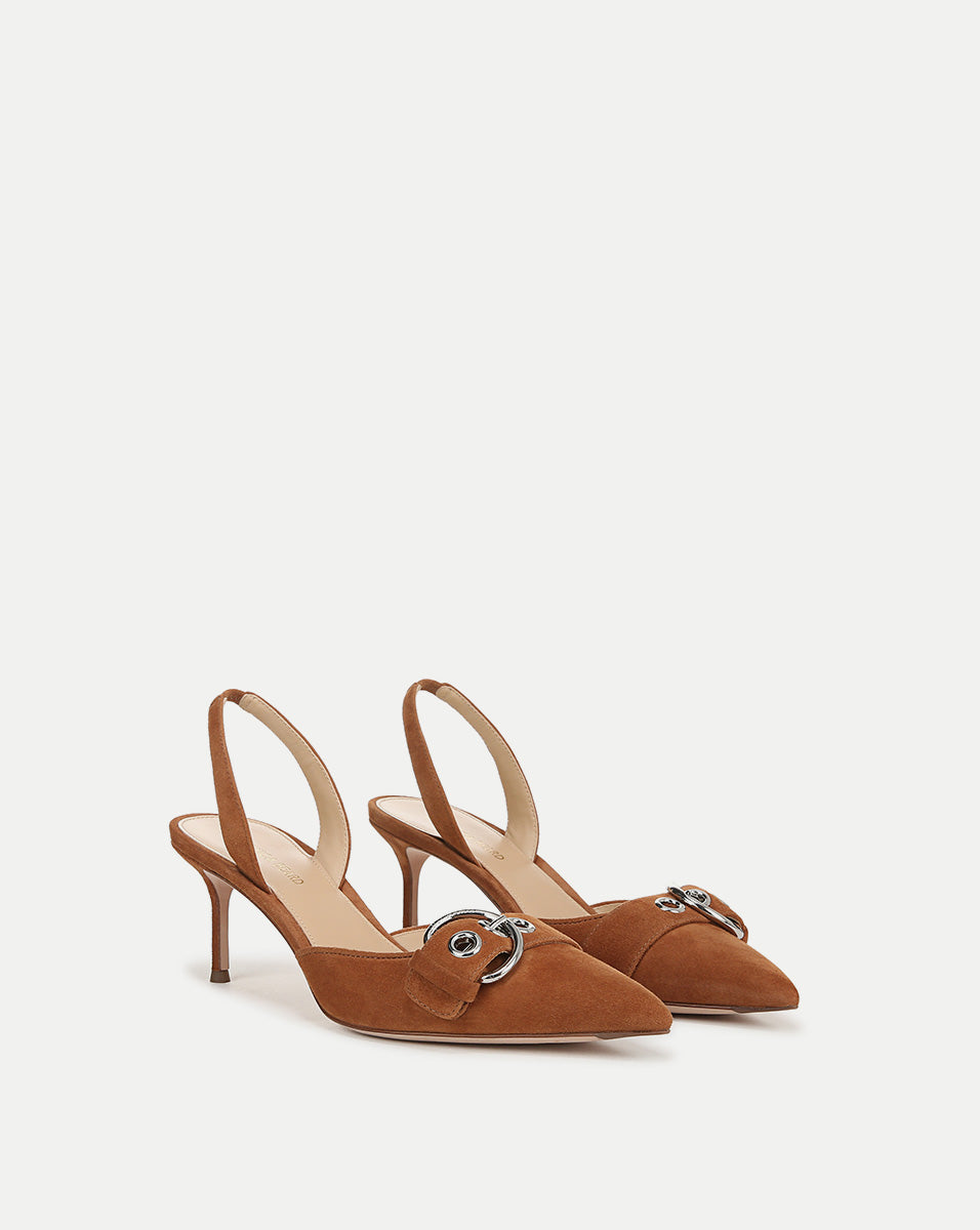 Roxy Suede Slingback Pump - Image 2