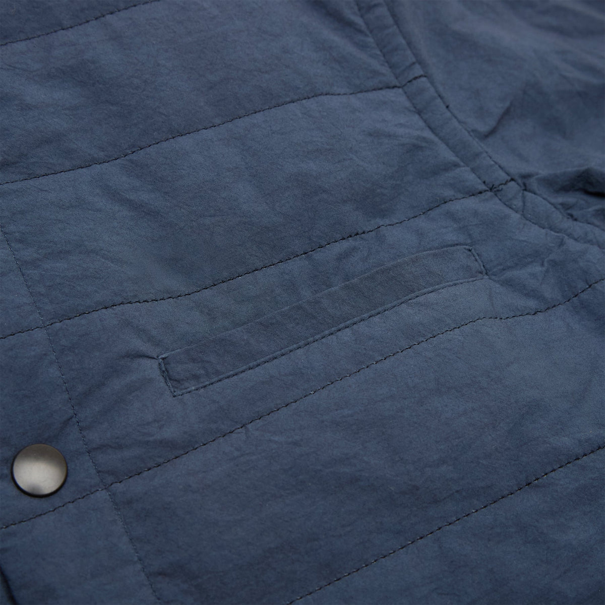 John Elliott Padded Overshirt (Midnight Blue) - Image 4