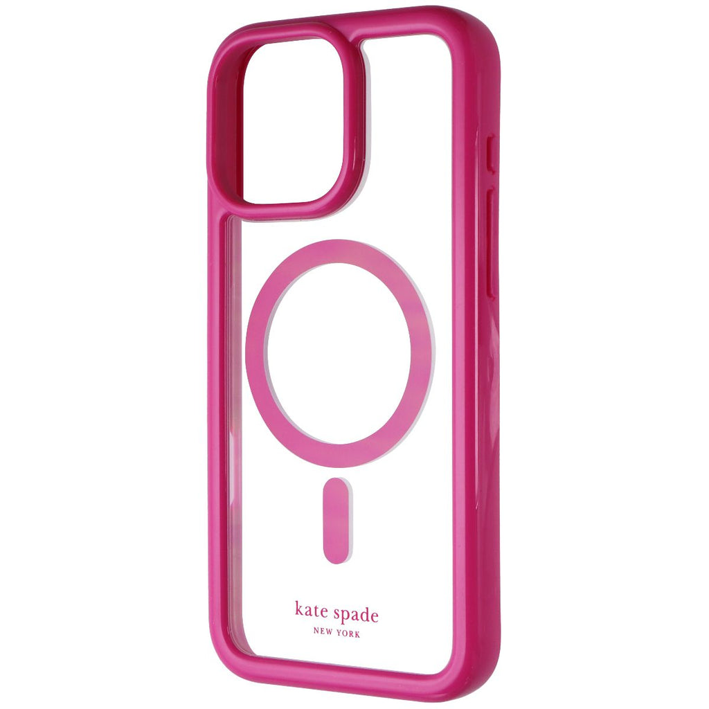 Kate Spade Ultra Protective Case for MagSafe for iPhone 16 Pro Max - Pink/Clear - New