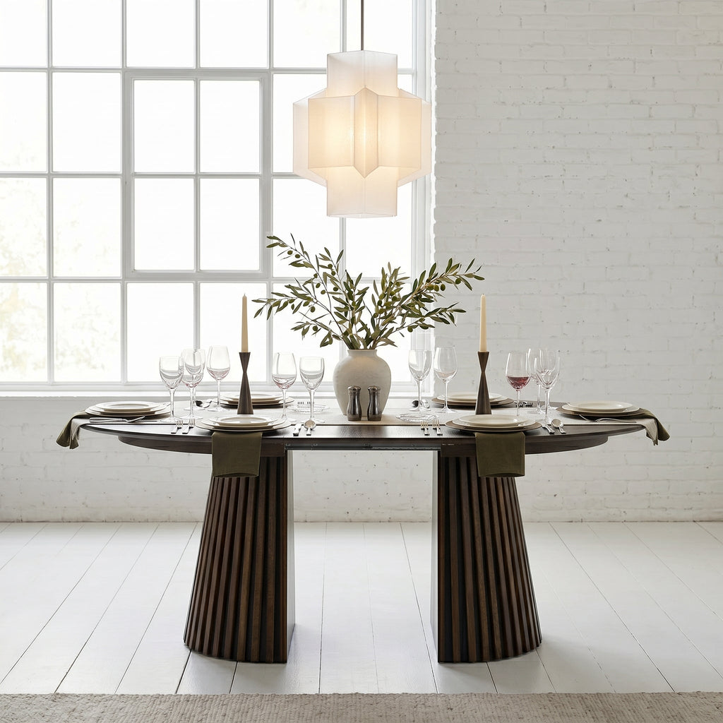 Kanso Round Extendable Dining Table - Image 3