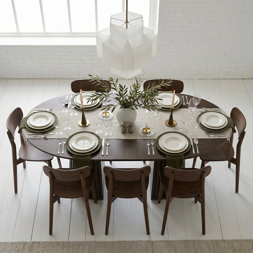 Kanso Round Extendable Dining Table - Image 5