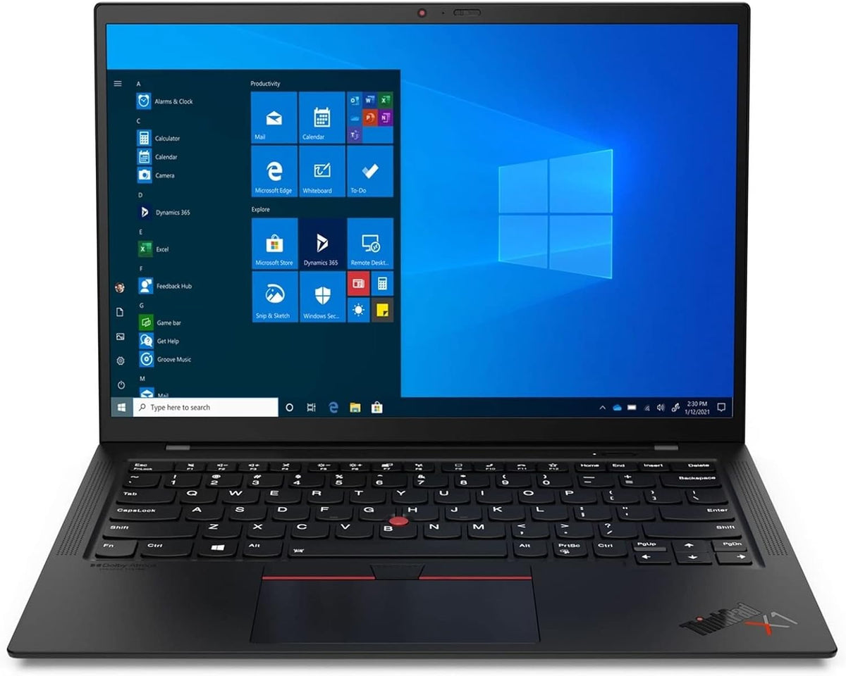Lenovo ThinkPad X1 Carbon 9th Gen – 14" WUXGA – i7-1165G7 – 16GB RAM – 512GB SSD – Gray – 20XWS2RE00