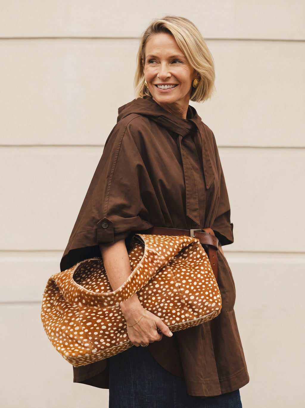 Lindsey Hair On Leather Tote Bag - Image 2