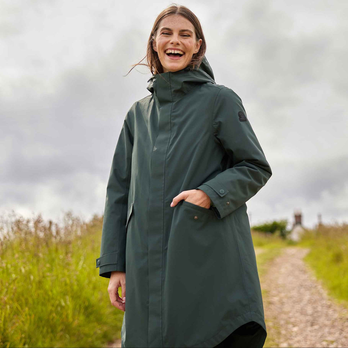 Lyra Womens Waterproof 3in1 Jacket - Racing Green - Image 3