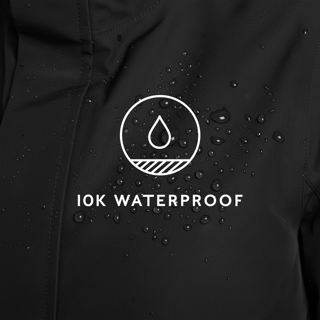 Lyra Womens Waterproof 3in1 Jacket - Black - Image 7