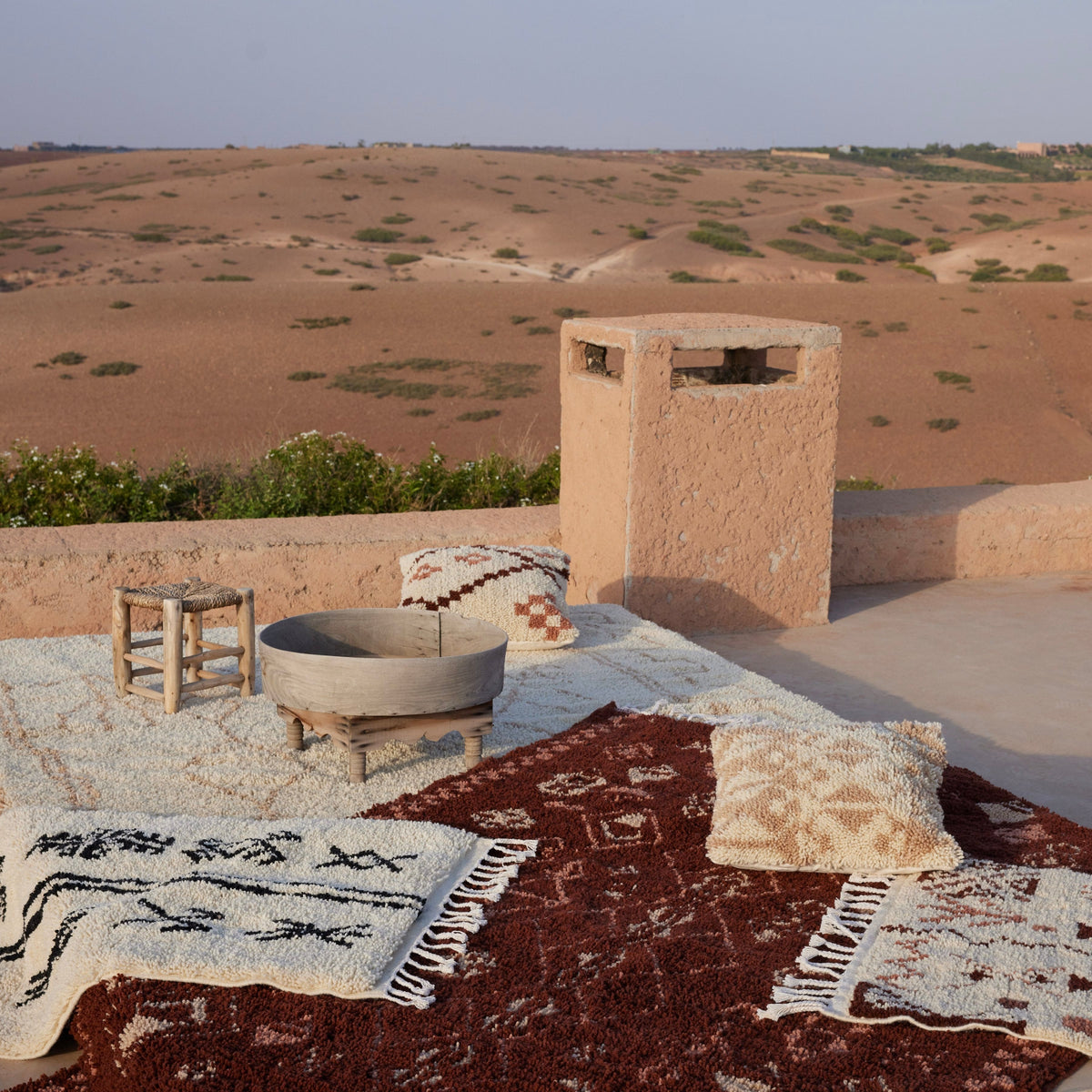 Salima Hand-Knotted Beni Ourain Accent Rug - Image 7