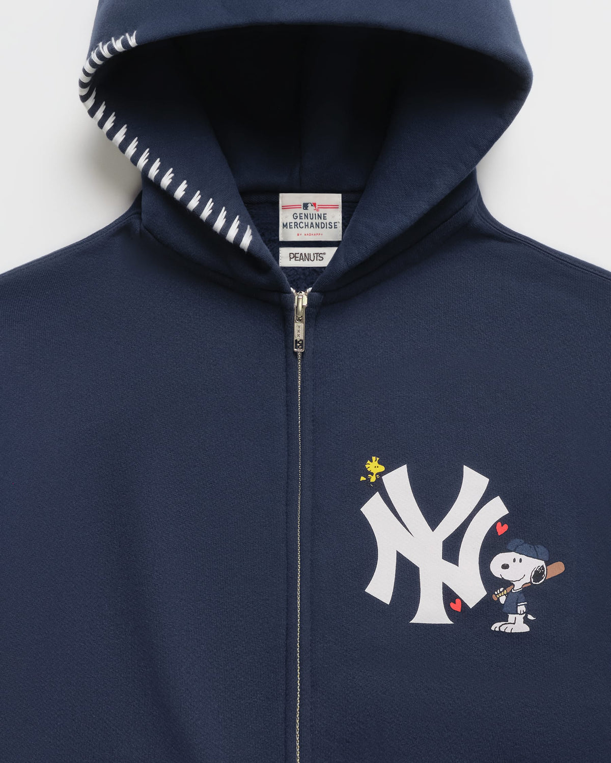 Yankees & Peanuts Fleece Zip Up - Image 2