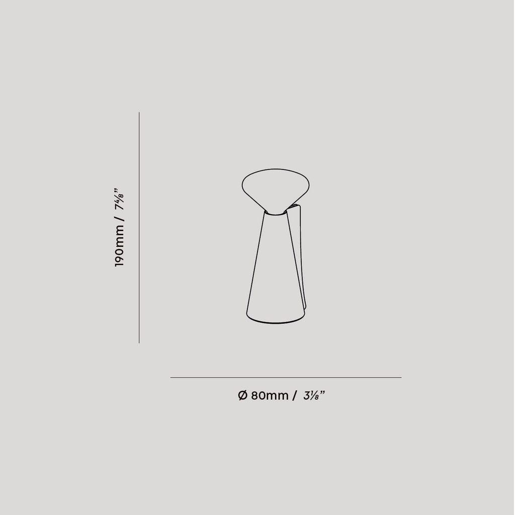 Mantle Portable Lamp in Stone White - Set of 2 - Image 8