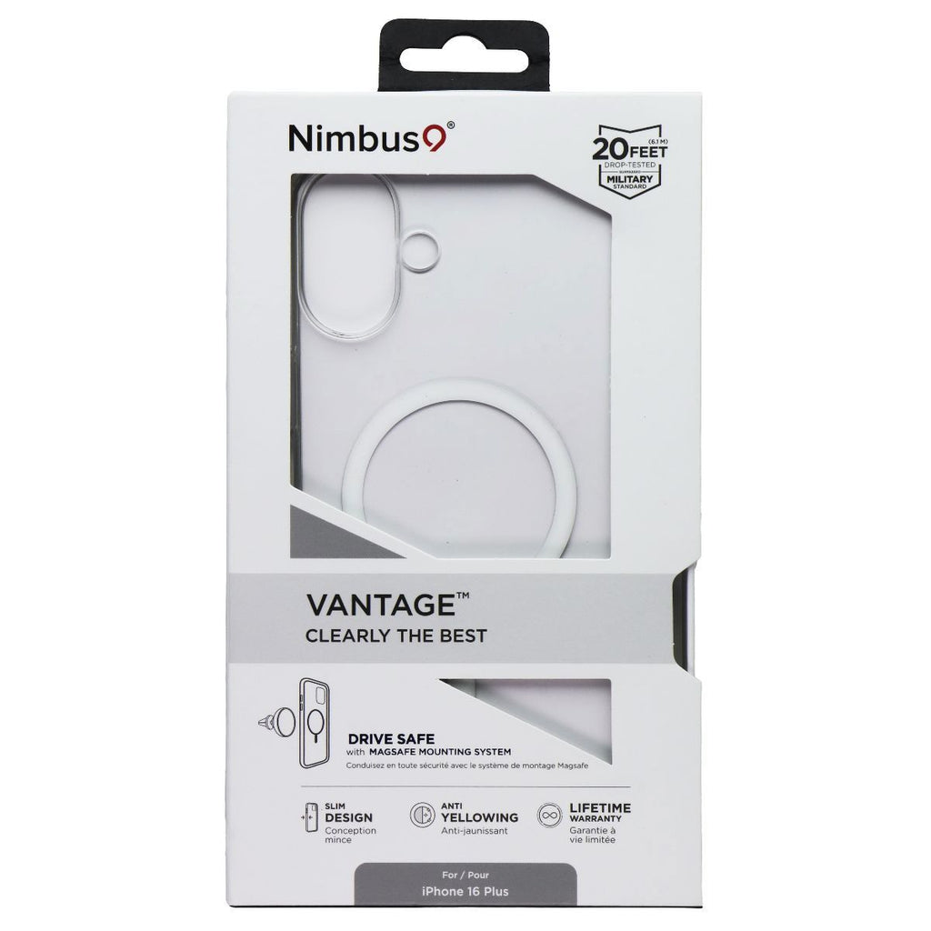 Nimbus9 Vantage Series Case for MagSafe for Apple iPhone 16 Plus - Clear - New - Image 4