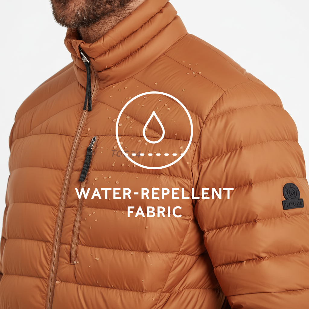 North Mens RDS Certified Down Jacket - Rust - Image 8