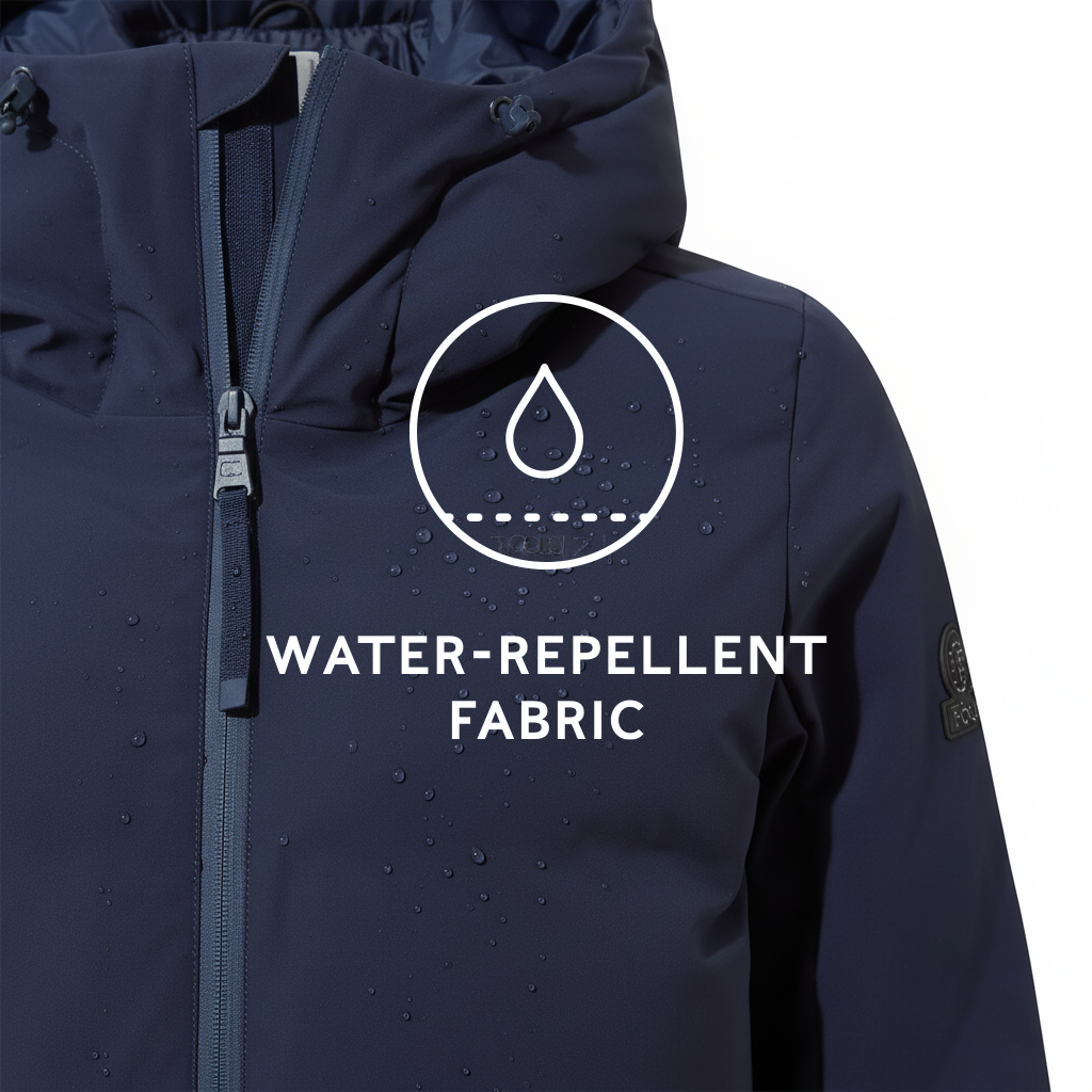 Orelle Womens Insulated Ski Jacket - Oxford Blue - Image 4