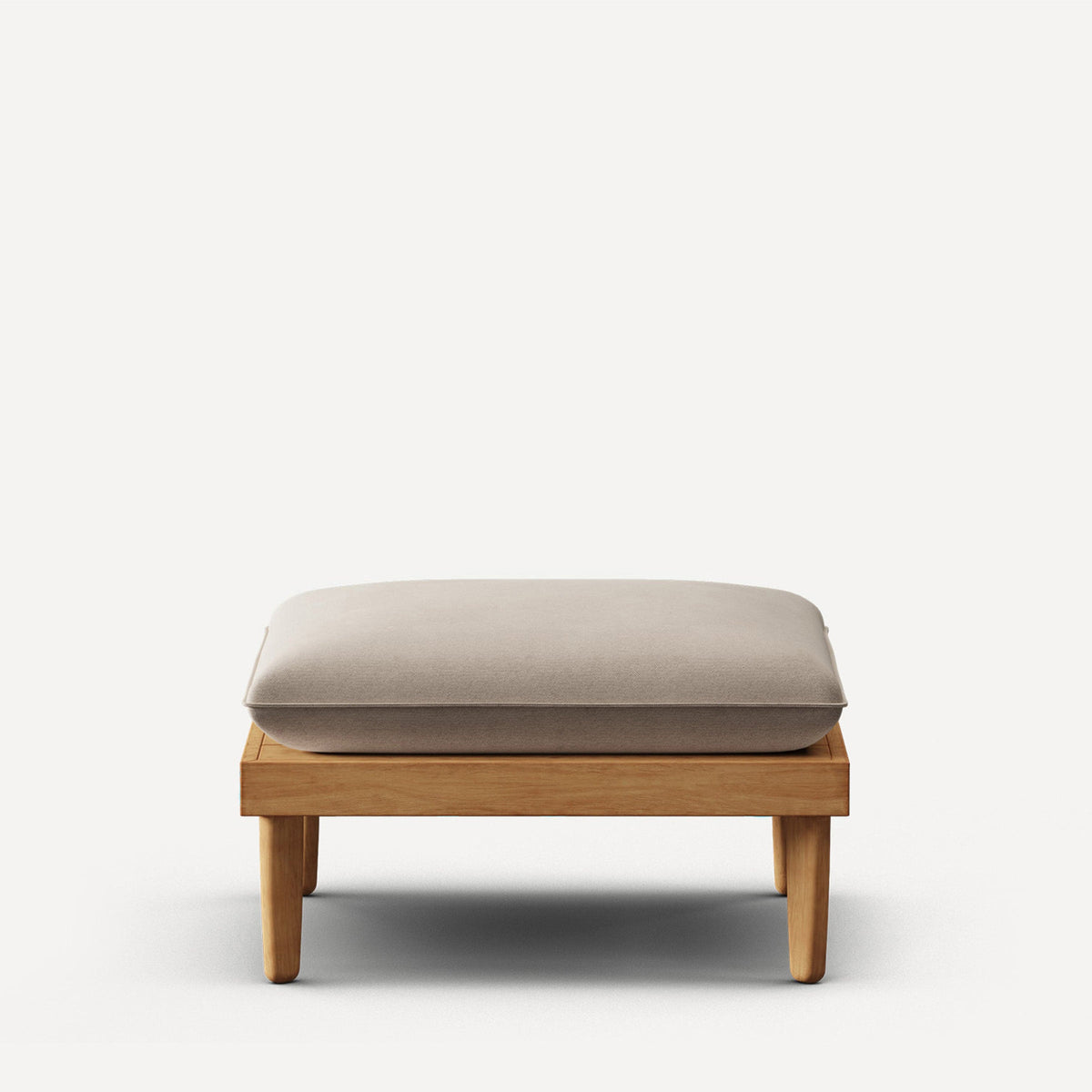 Dunes Teak Ottoman - Image 4