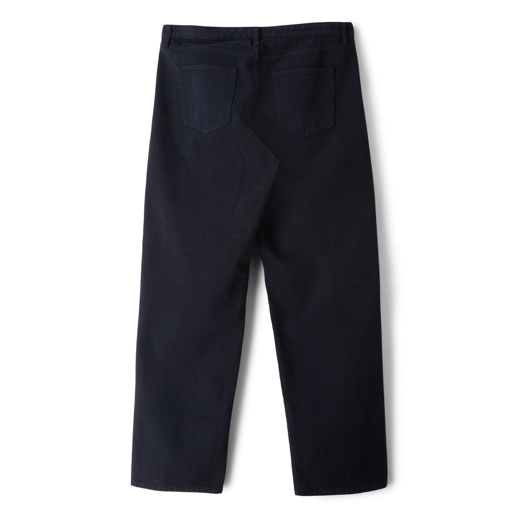 Noah Brushed Back Pleated Jeans (Dark navy) - Image 2
