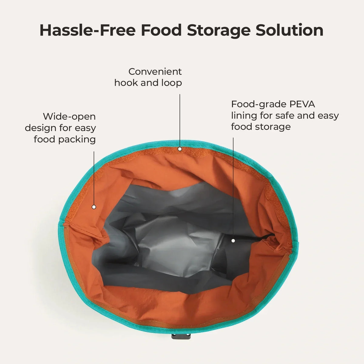 Paz Roll Top Lunch Bag - Image 2