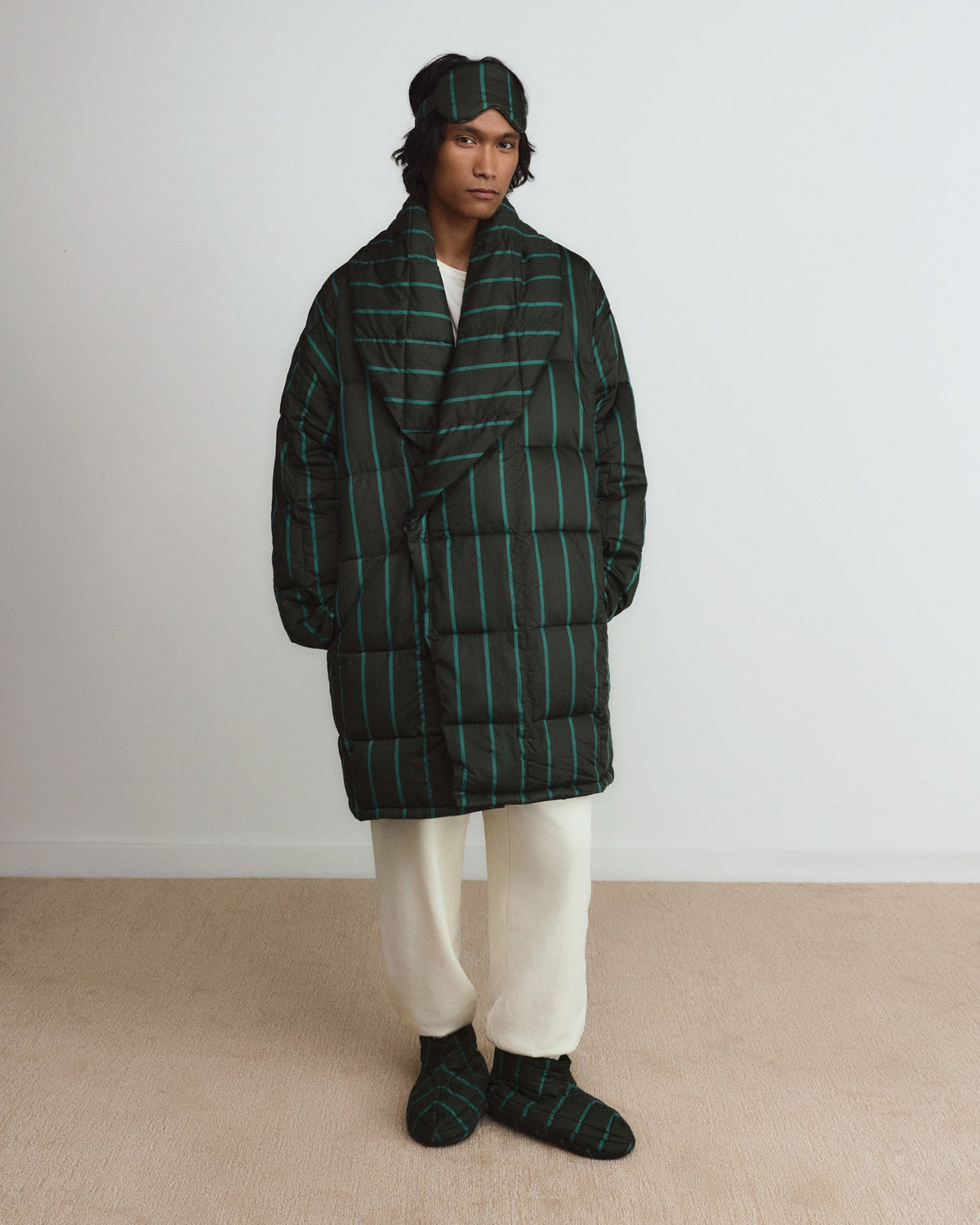 Cocoon Slippers (Evergreen and Malachite) - Image 3