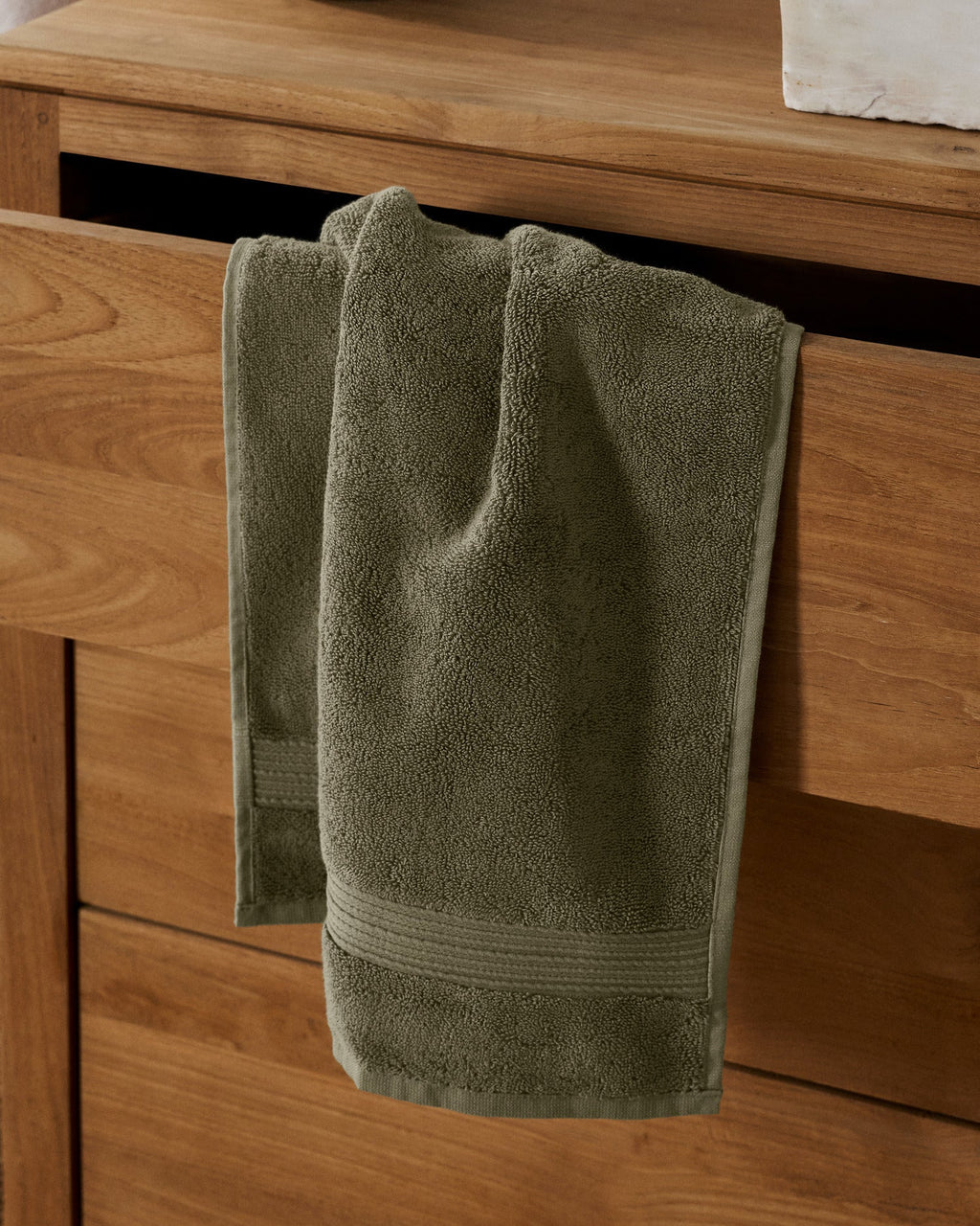 6+6 Classic Turkish Cotton Bath Bundle - Thyme - Image 2