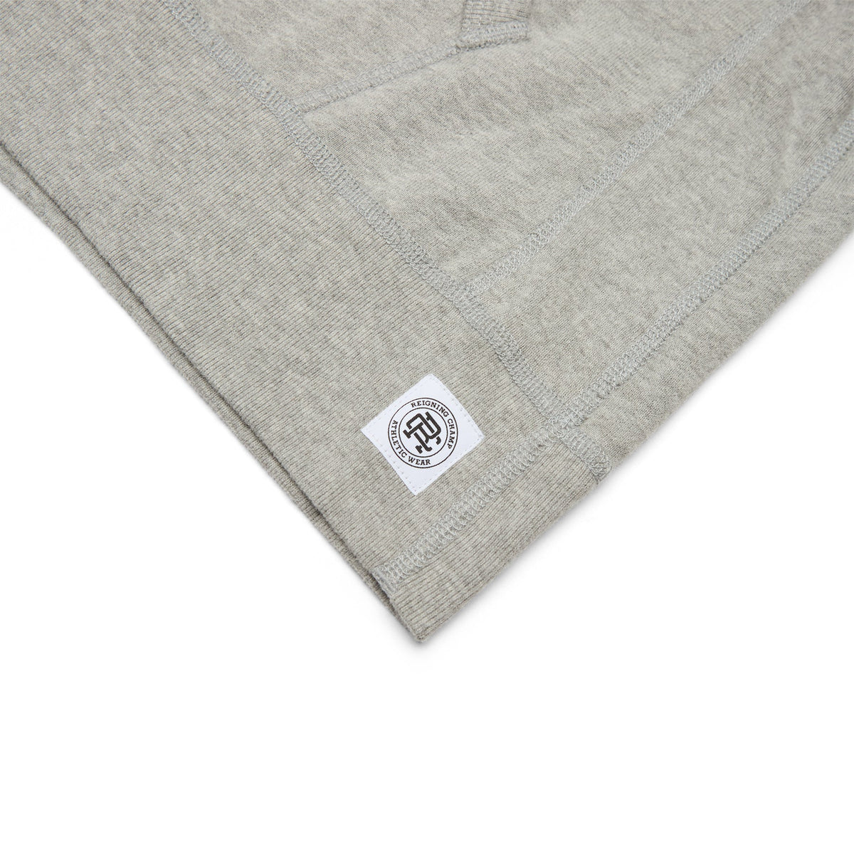 Reigning Champ Reigning Champ Men's Knit Lt Wt Terry Pullover Hoodie (Heather Grey) - Image 5