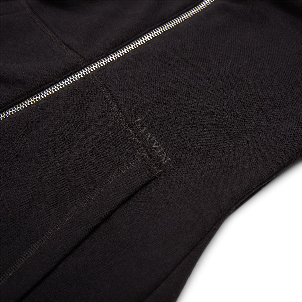 Lanvin Fitted Zipped Jacket (Black) - Image 4