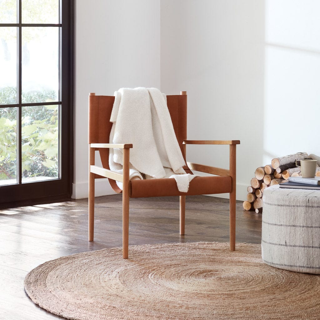 Rassi Handwoven Round Jute Area Rug - 4' Round - Image 7