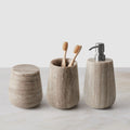 Riya Marble Bath Accessory Set
