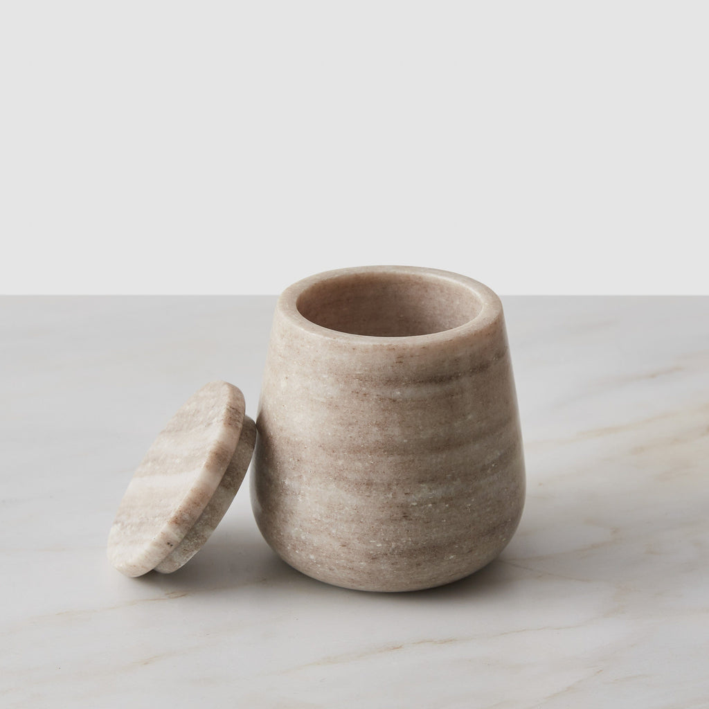 Riya Marble Bath Accessory Set - Image 4