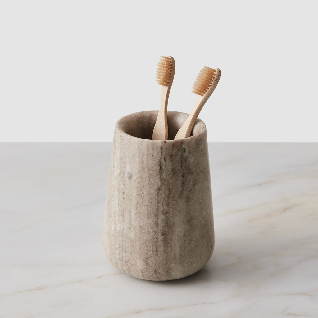 Riya Marble Bath Accessory Set - Image 7