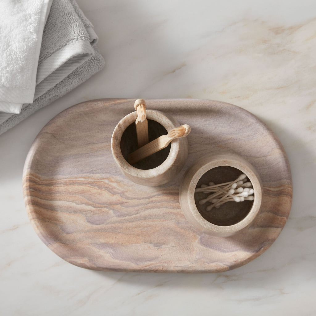 Riya Marble Toothbrush Holder - Image 6