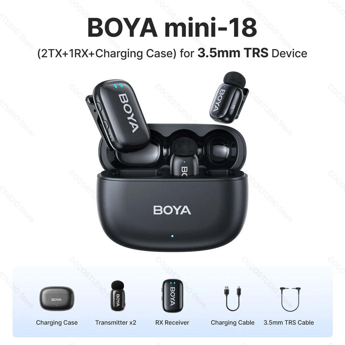 BOYA Mini Wireless Lavalier Lapel Microphone - Image 17