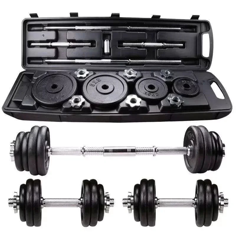 10kg-30kg Adjustable Cast Iron Dumbbells Set